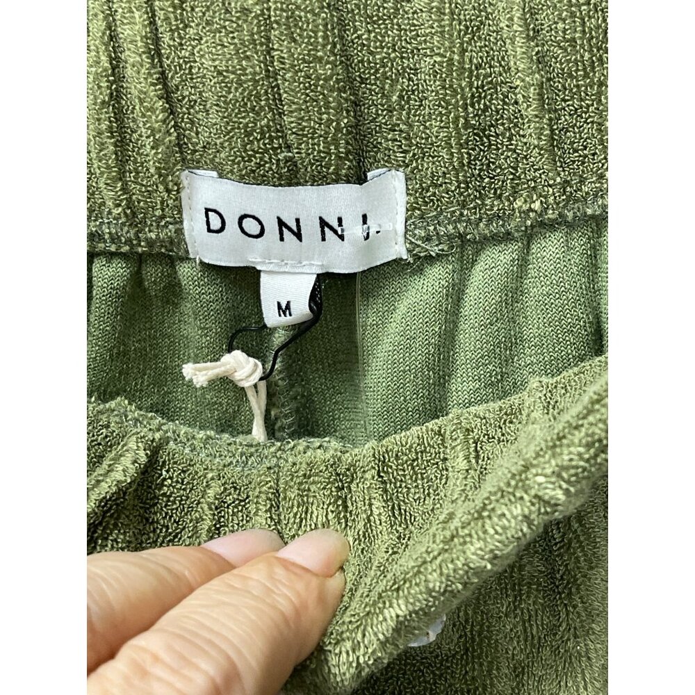 Donni Terry Henley Sweatpants Elastic Waist Medium NWT - Picture 4 of 5